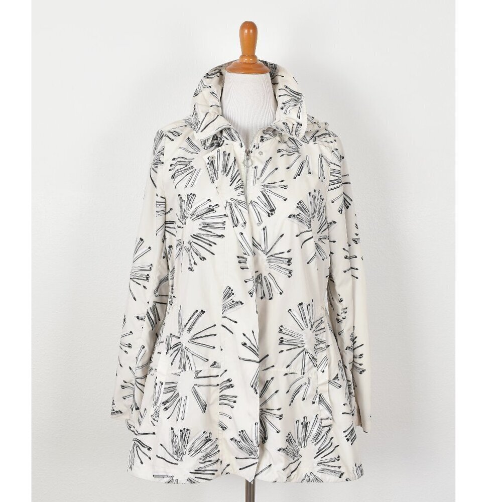 Akris Punto Matchstick Sunburst Print Windbreaker Jacket - 12